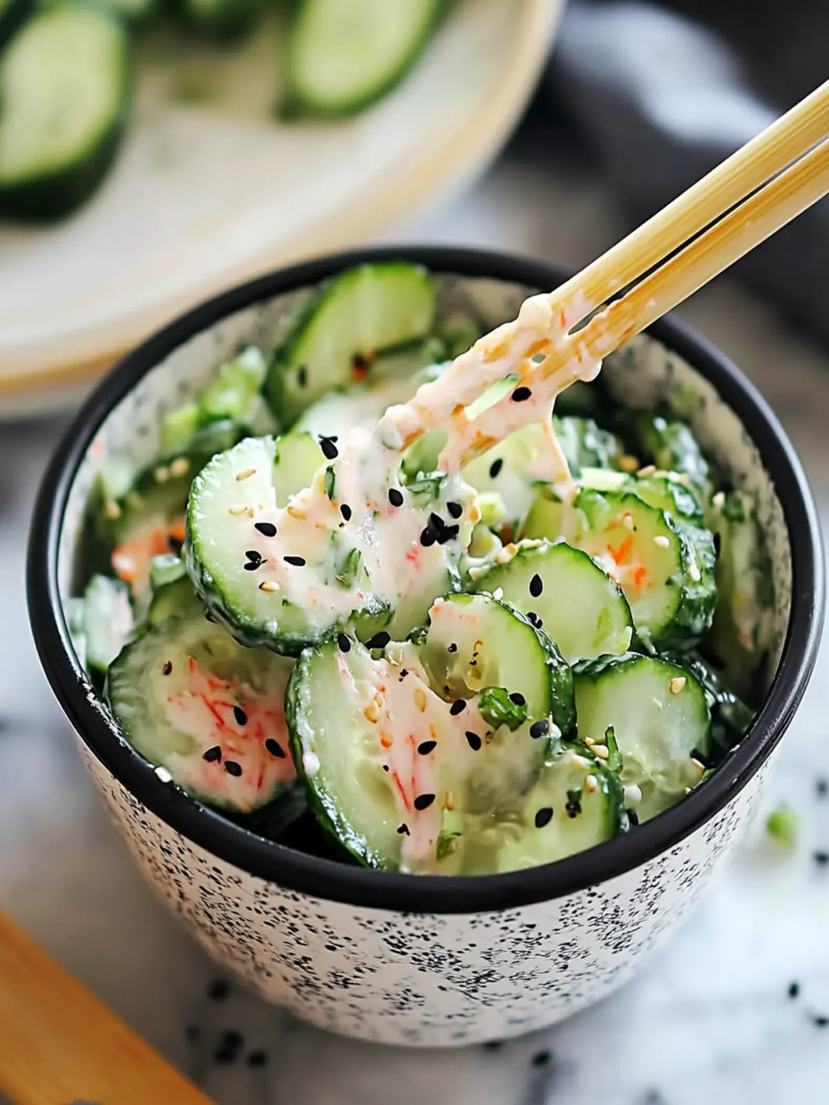 Delicious Sushi Cucumber Salad You’ll Crave All Summer! Sushi Cucumber Salad