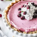 Delicious Cranberry Mousse Pie to Brighten Your Dessert Table Cranberry Mousse Pie