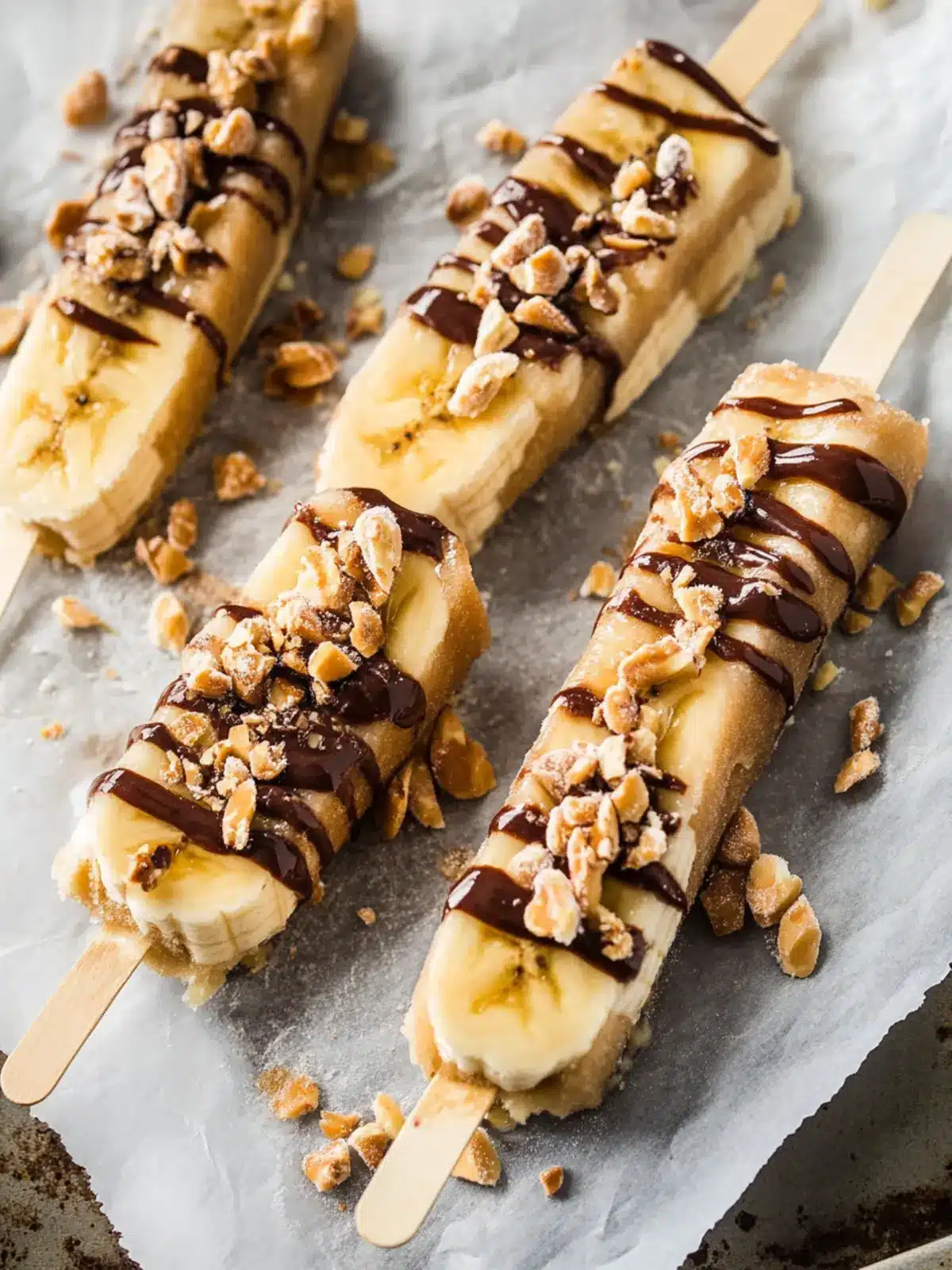 Frozen Banana Snickers