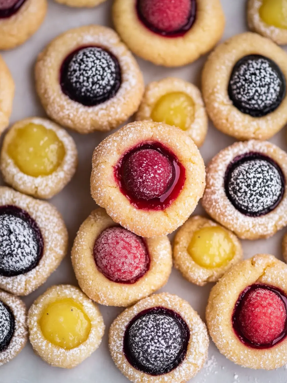 Fruit Filled Thumbprint Cookies