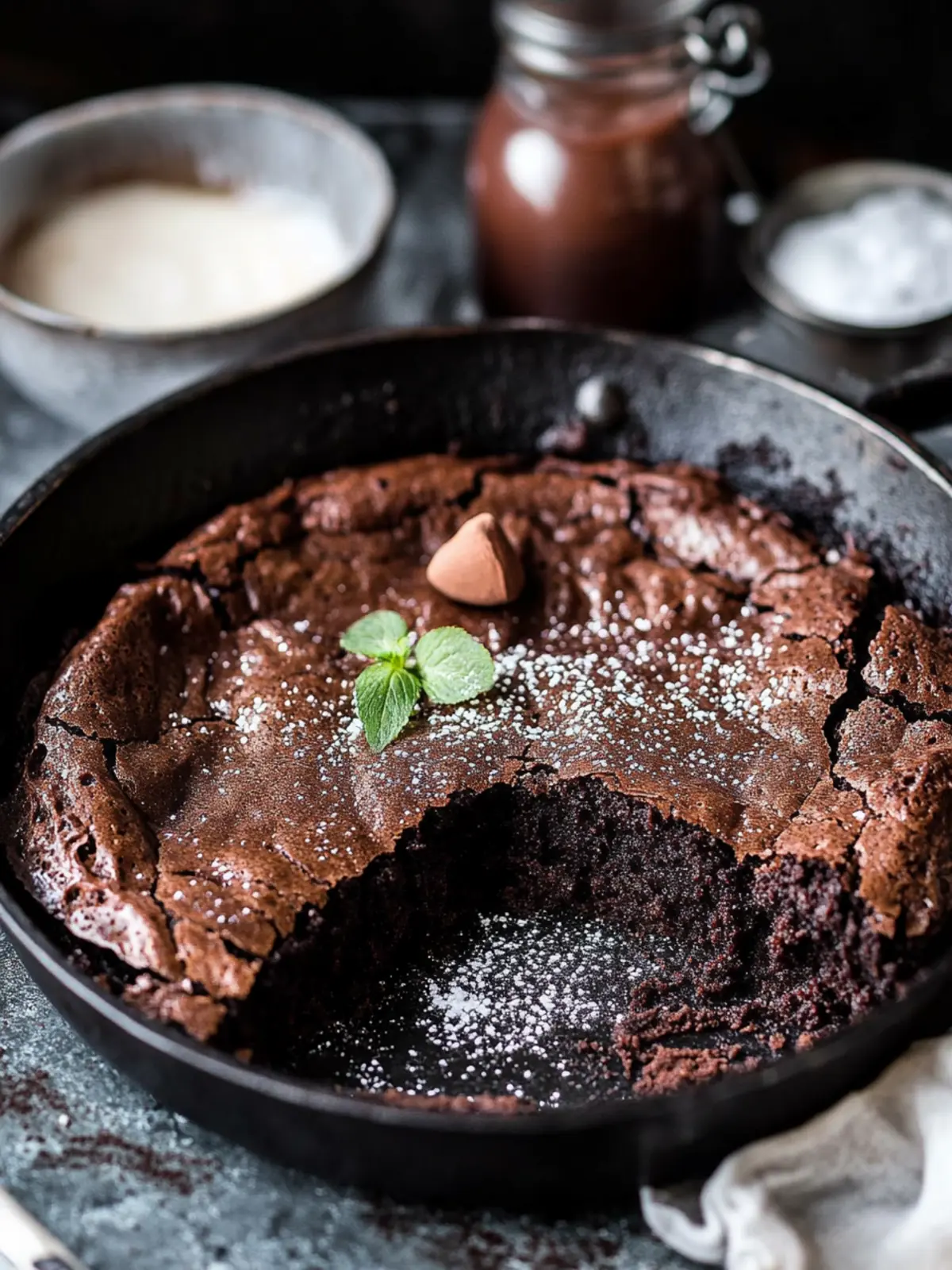 Decadent Skillet Nutella Brownie That Will Wow Your Taste Buds Skillet Nutella Brownie