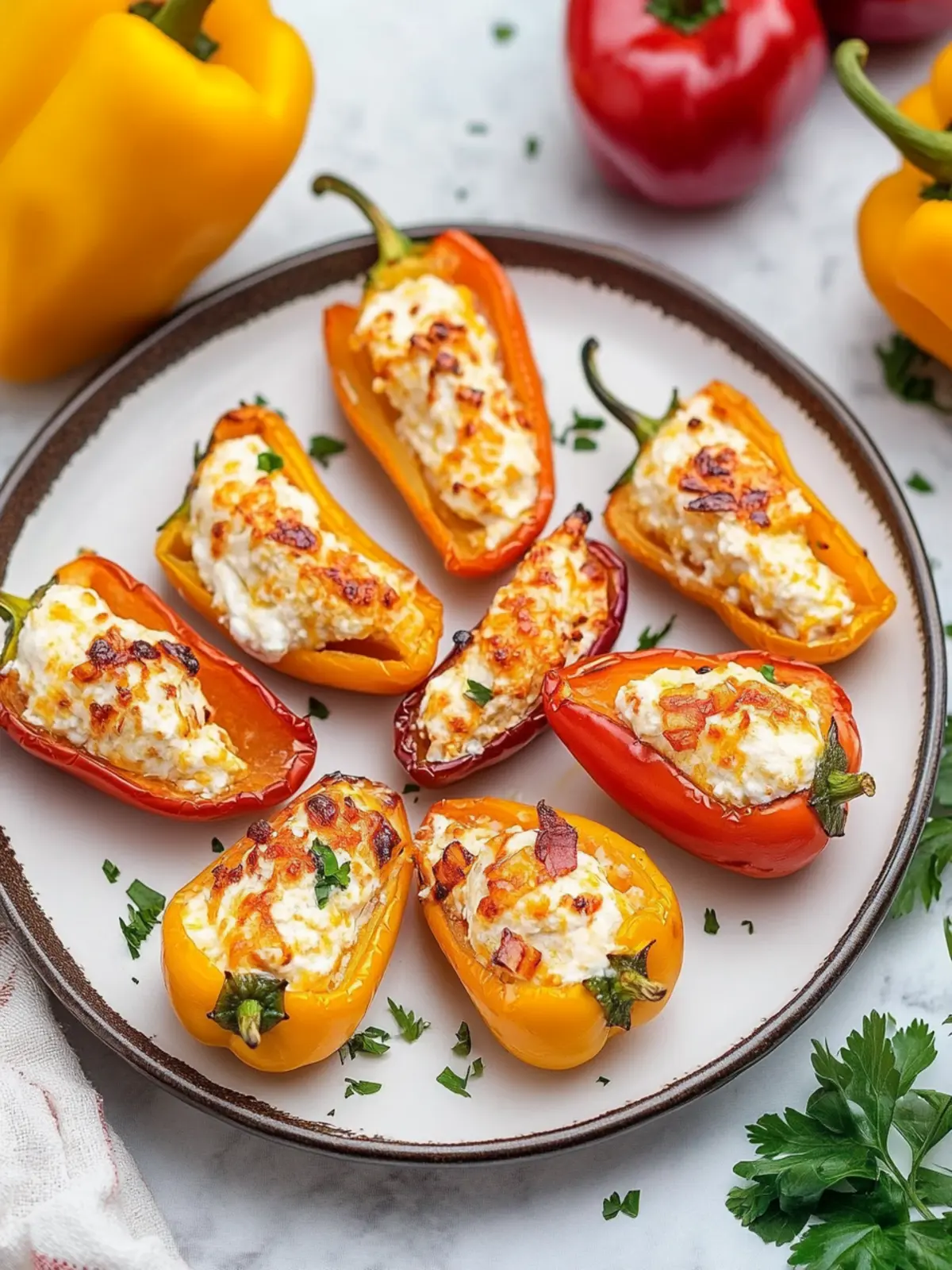 Air Fryer Cream Cheese Stuffed Mini Peppers That Wow Every Time Air Fryer Cream Cheese Stuffed Mini Peppers