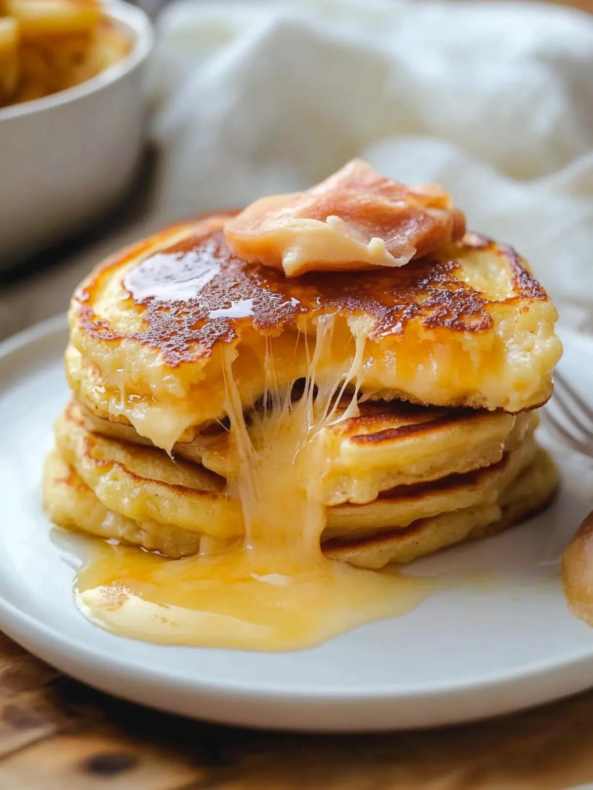 Cheesy Grilled Cheese Pancakes: Breakfast Bliss Awaits Grilled Cheese Pancakes