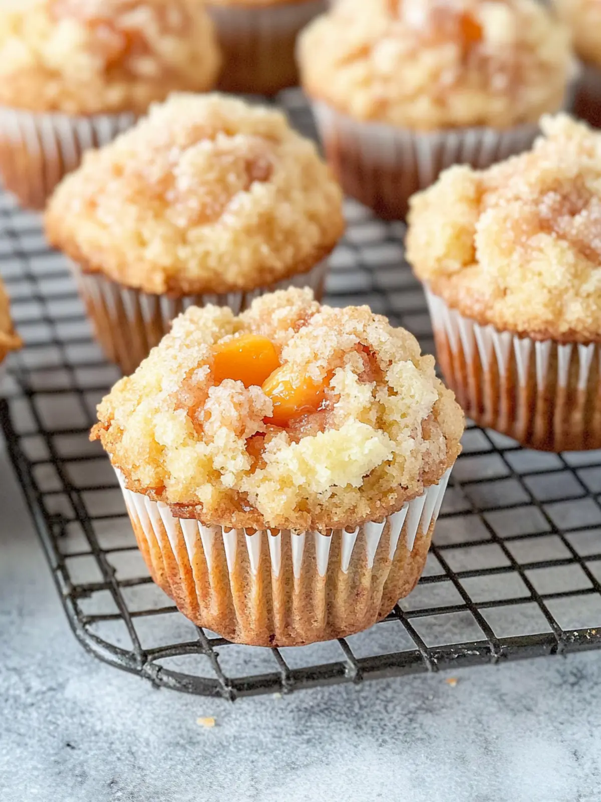 Delicious Peach Cobbler Muffins for Cozy Morning Moments Peach Cobbler Muffins