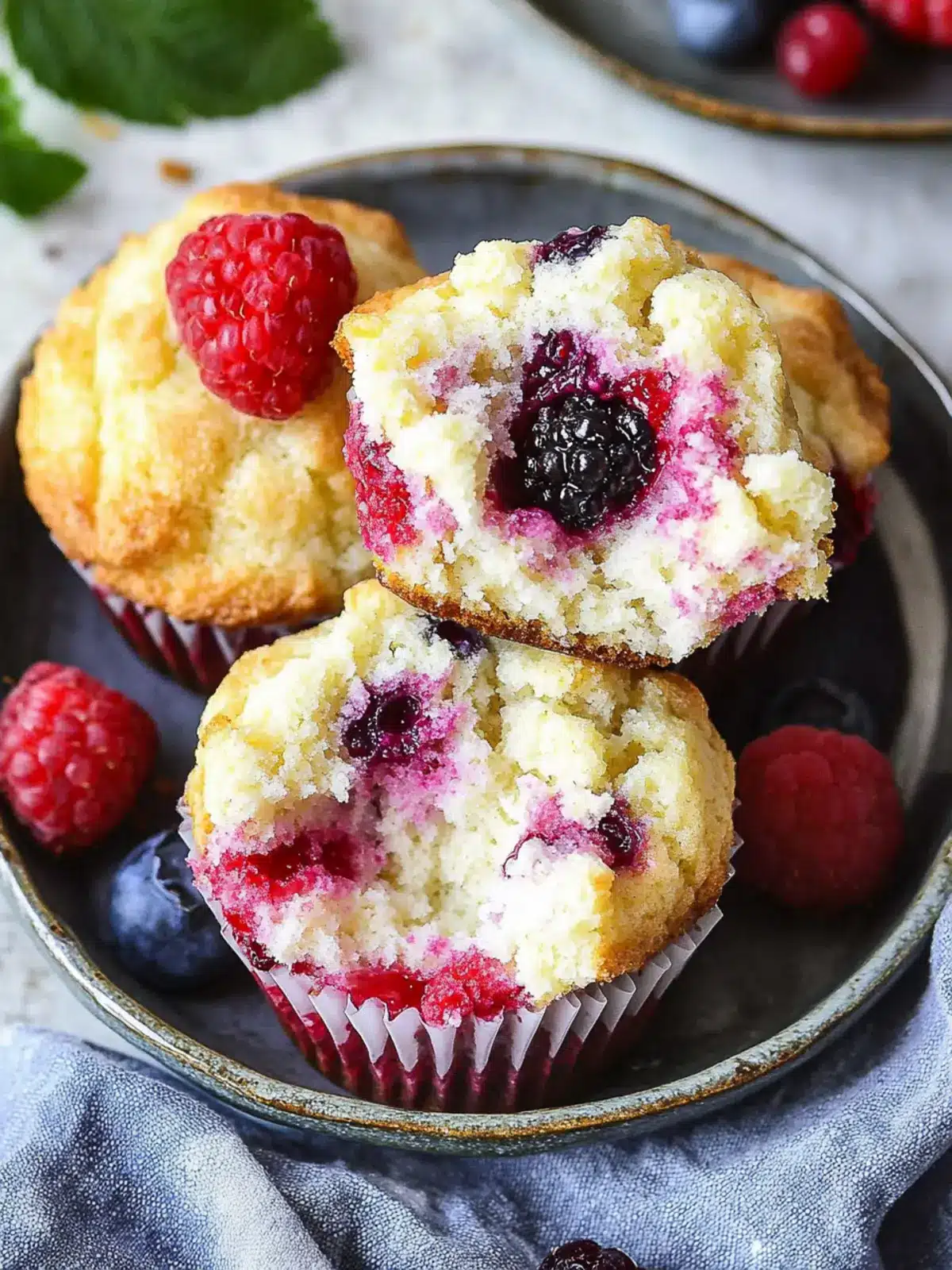 Decadent Berry Cream Cheese Muffins to Brighten Your Day Berry Cream Cheese Muffins