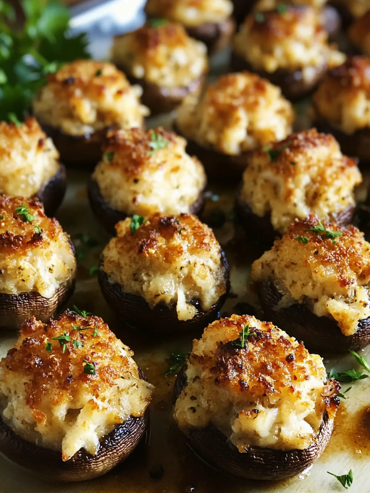 Red Lobster Crab Stuffed Mushrooms for a Cozy Night In Red Lobster Crab Stuffed Mushrooms
