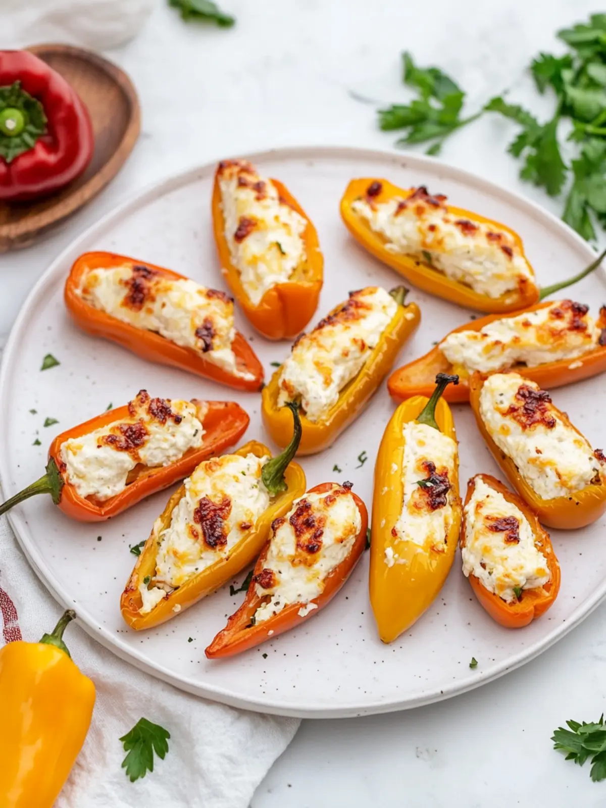 Air Fryer Cream Cheese Stuffed Mini Peppers That Wow Every Time Air Fryer Cream Cheese Stuffed Mini Peppers