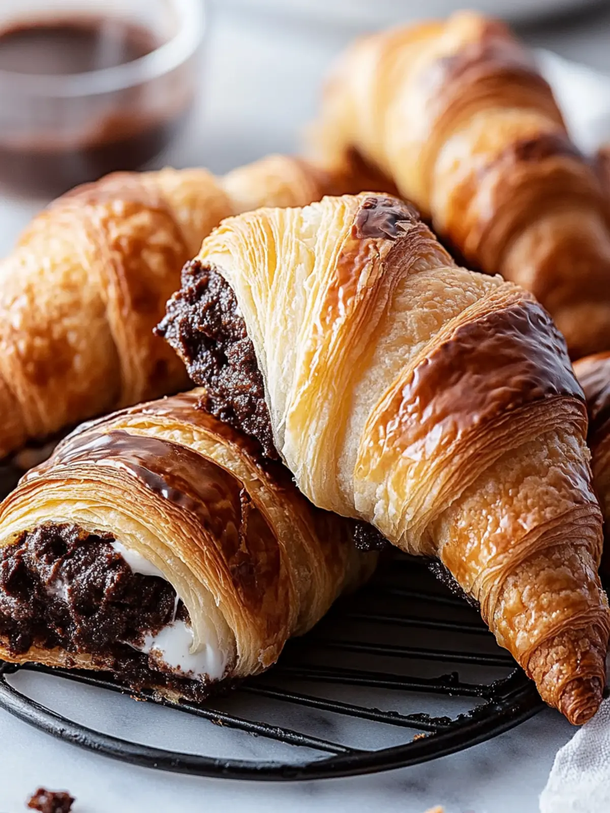 Brownie Batter Croissants