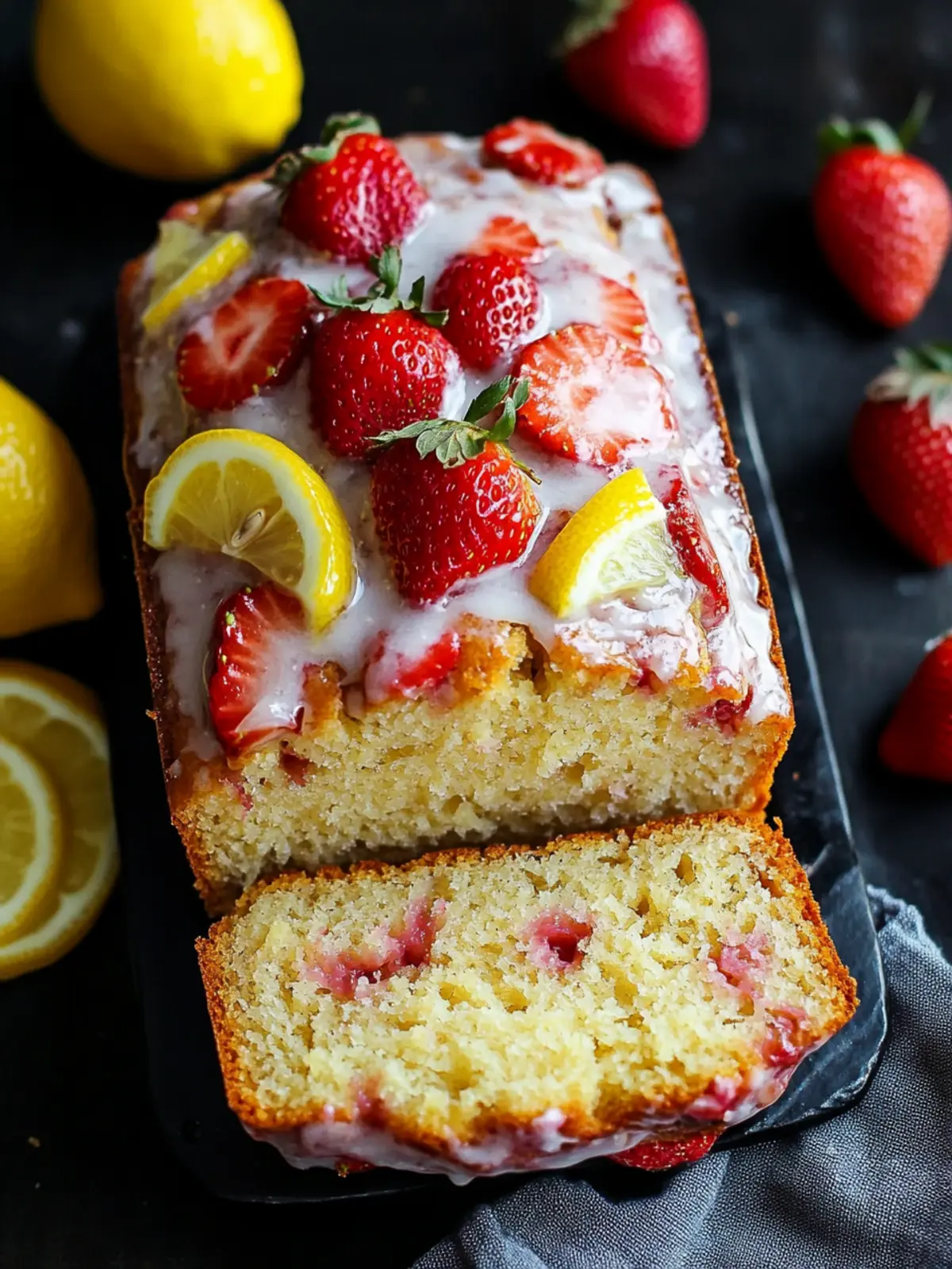 Sweet Strawberry Lemonade Quick Bread for Bright Mornings Strawberry Lemonade Quick Bread