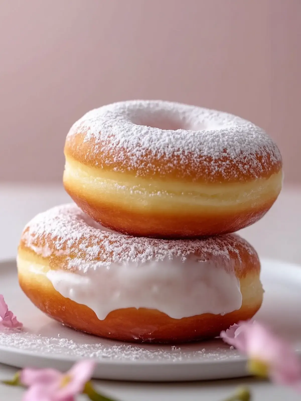Fluffy Korean Milk Cream Donut
