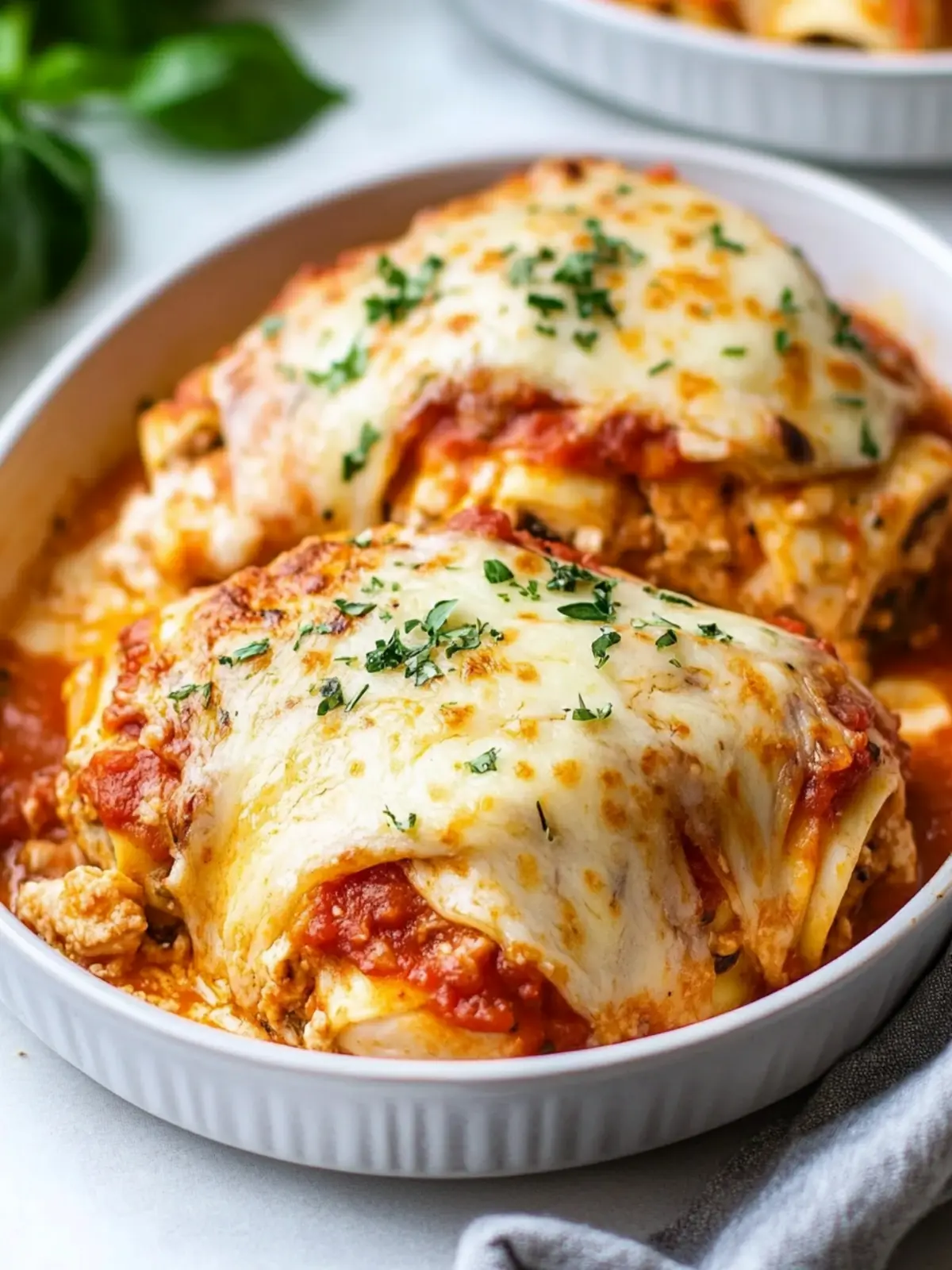 Lasagna Stuffed Chicken: A Comforting Twist for Dinner Lasagna Stuffed Chicken