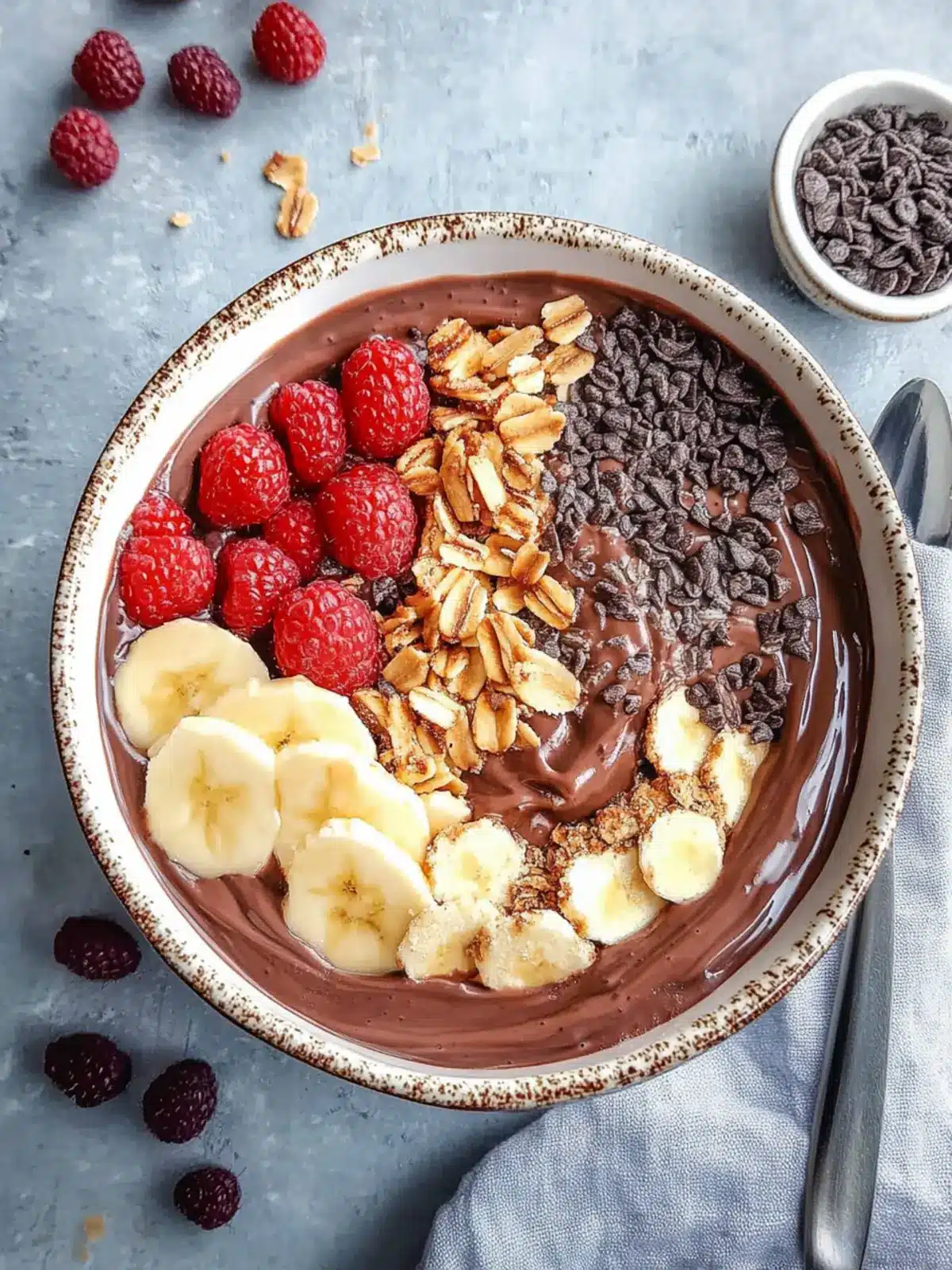 Indulge in this Creamy Nutella Smoothie Bowl Bliss Nutella Smoothie Bowl