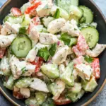 Refreshing Cold Cucumber Chicken Salad for Easy Summer Meals Cold Cucumber Chicken Salad