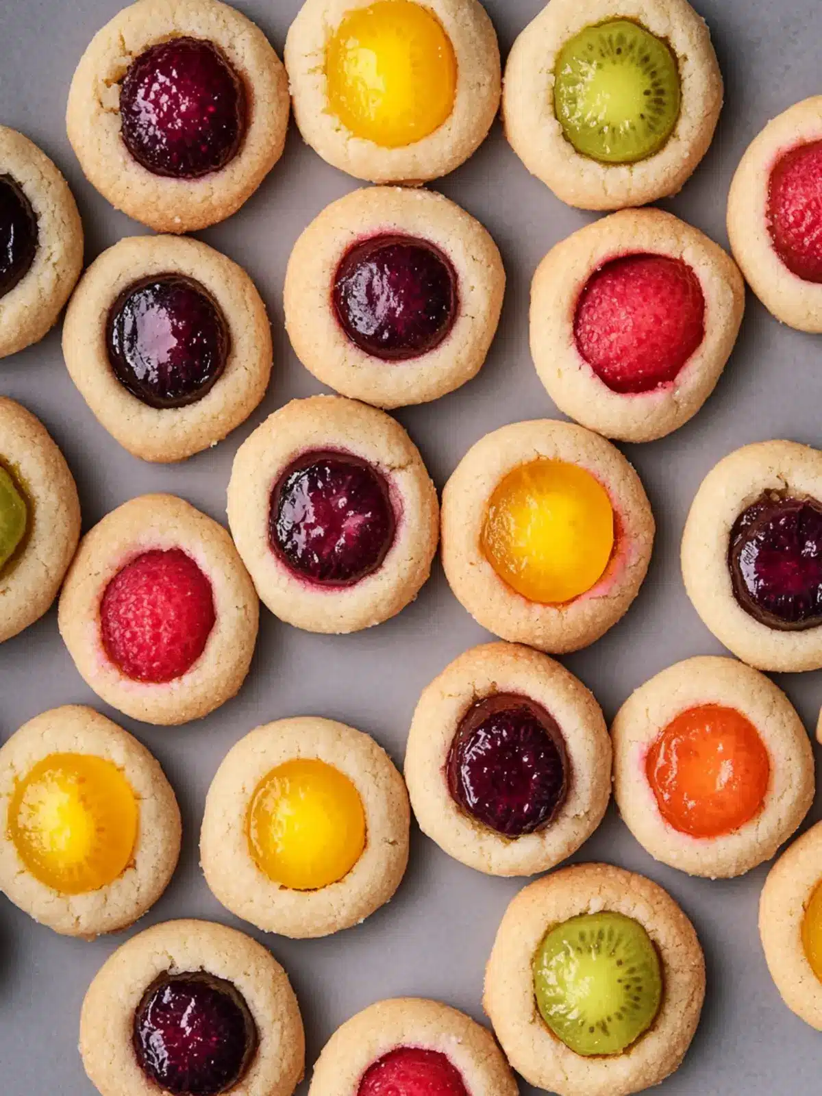 Fruit Filled Thumbprint Cookies