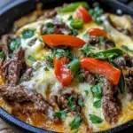 Delicious Creamy Keto Philly Cheesesteak Skillet You'll Love Creamy Keto Philly Cheesesteak Skillet