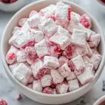 Irresistible Cherry Cheesecake Puppy Chow for Sweet Snacking Cherry Cheesecake Puppy Chow