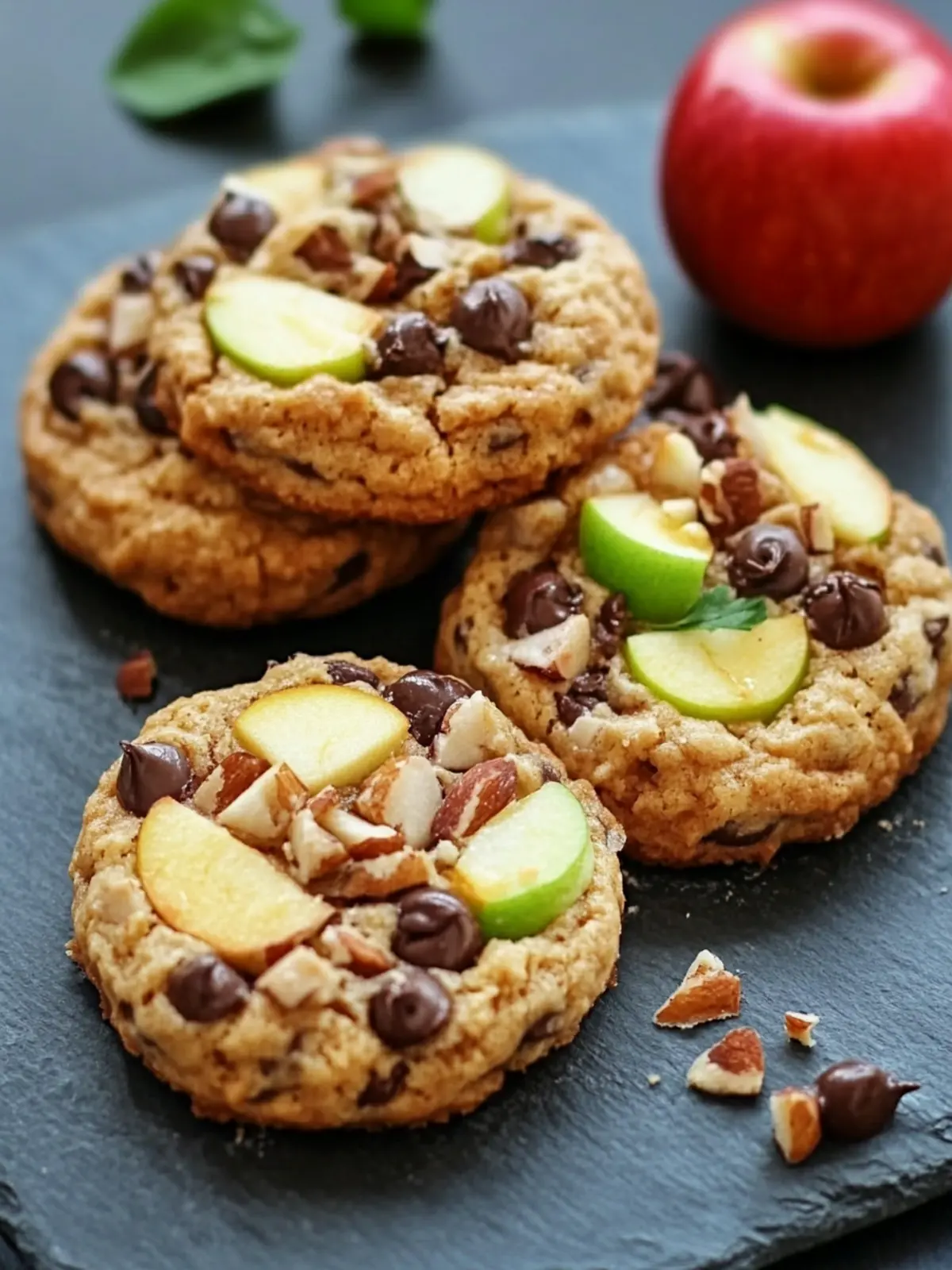Delicious Apple Monster Cookies for Fun Family Snacking Apple Monster Cookies
