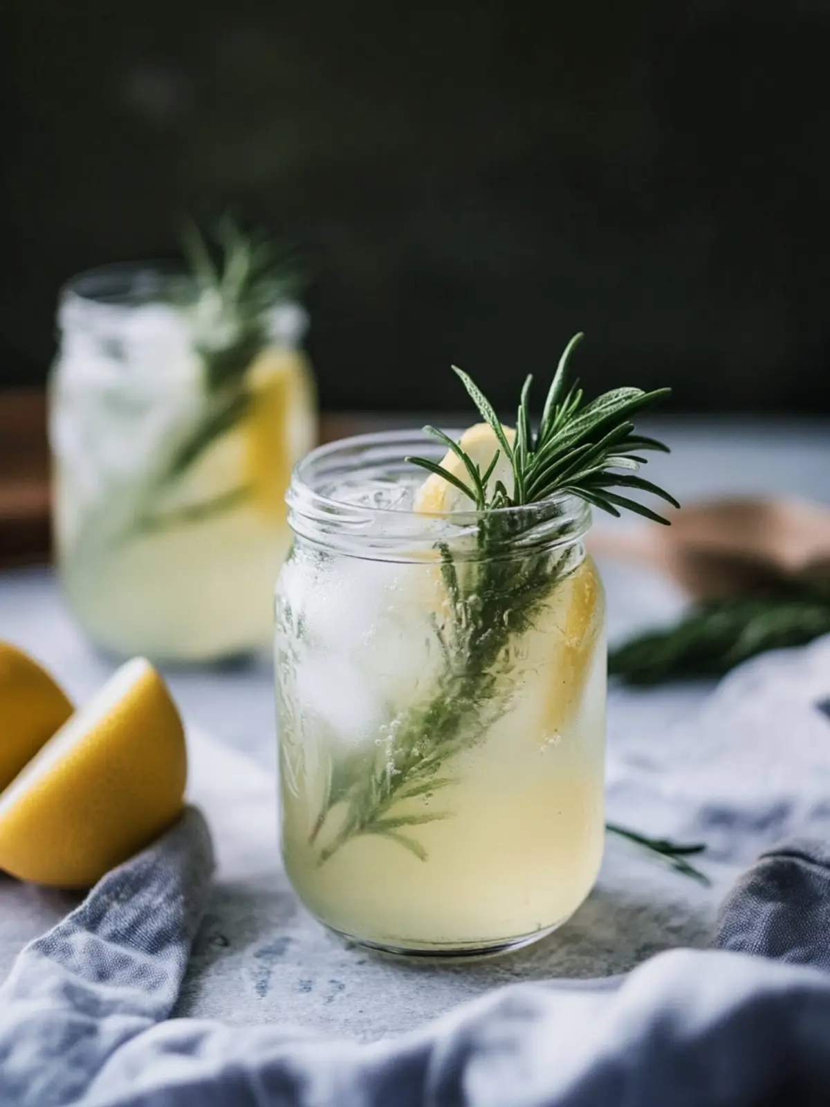 Refresh with Mint and Rosemary Lemonade with Vanilla Delight Mint and Rosemary Lemonade with Vanilla