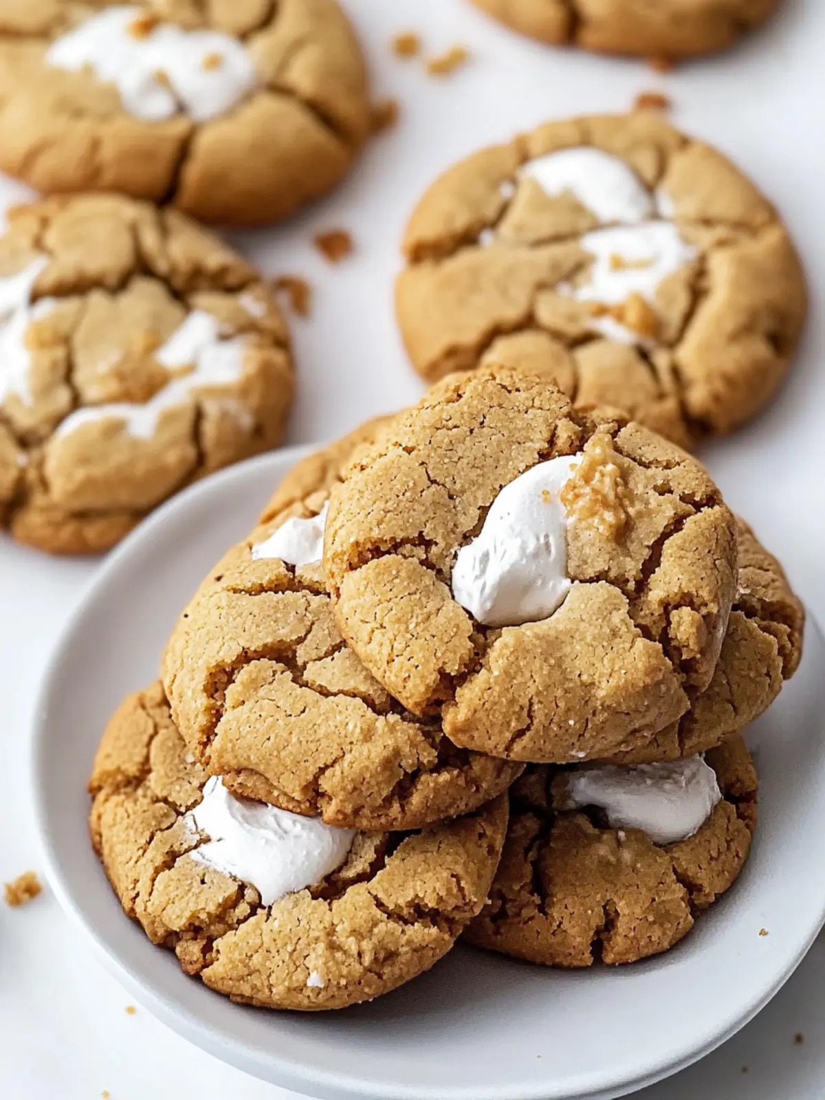 Fluffernutter Cookies: Homemade Sweet Bliss in Every Bite Fluffernutter Cookies