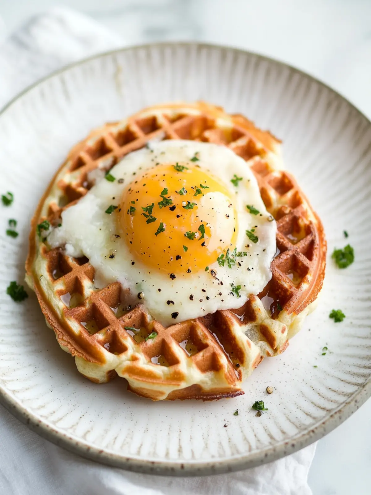 Irresistible Croque Madame Waffles for Comfort Food Lovers Croque Madame Waffles