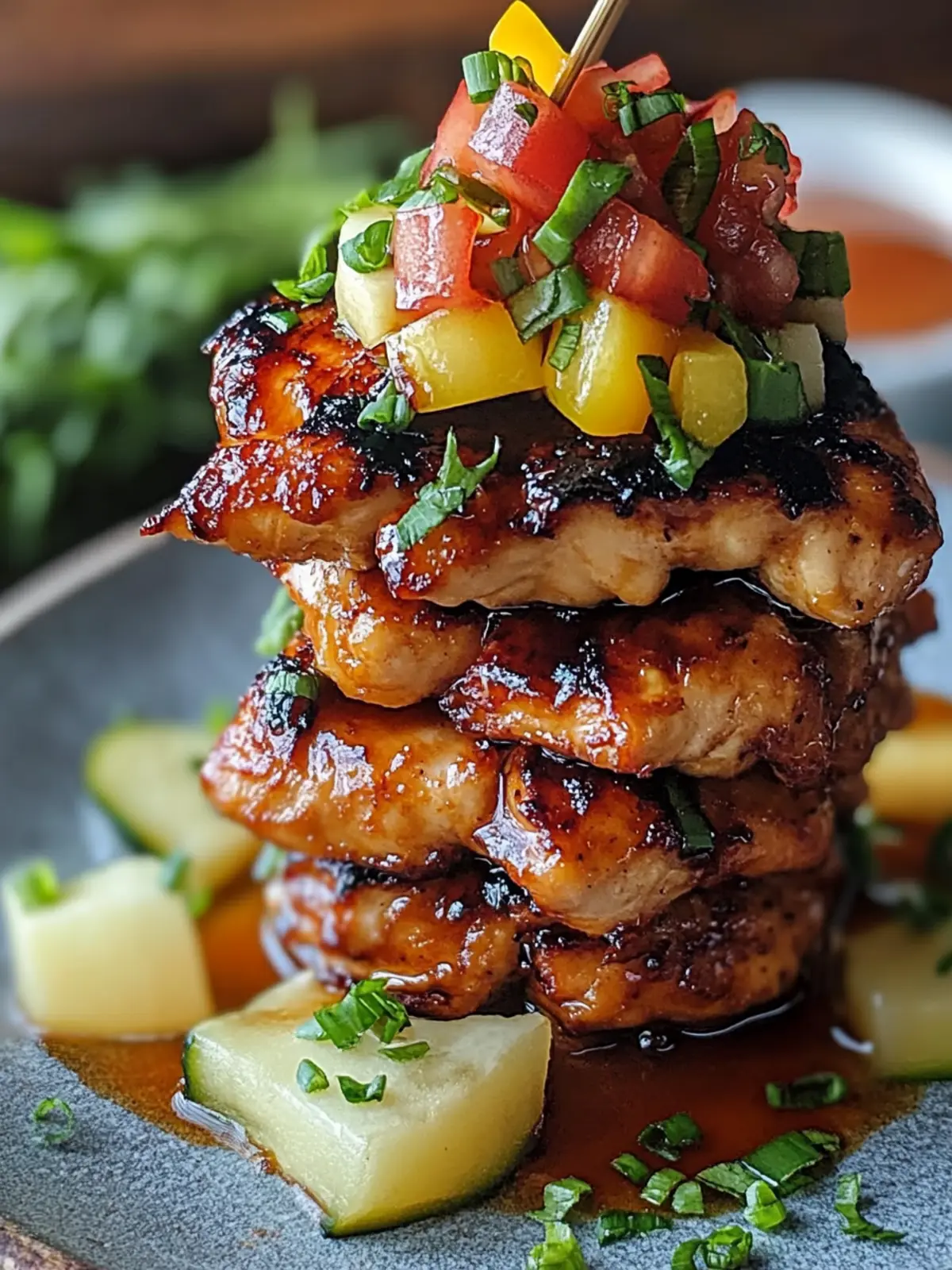 Irresistible Hawaiian Huli Huli Chicken Stack Recipe to Savor Hawaiian Huli Huli Chicken Stack