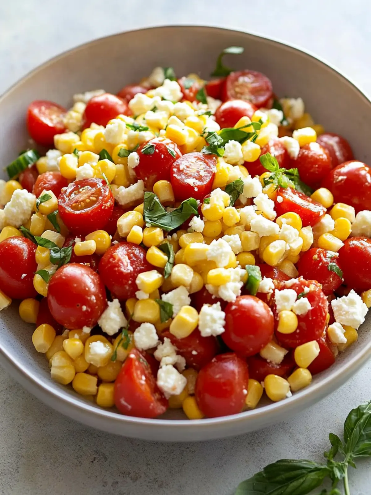 Corn, Tomato, and Feta Salad