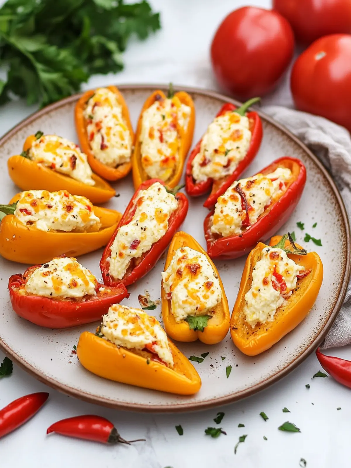 Air Fryer Cream Cheese Stuffed Mini Peppers That Wow Every Time Air Fryer Cream Cheese Stuffed Mini Peppers