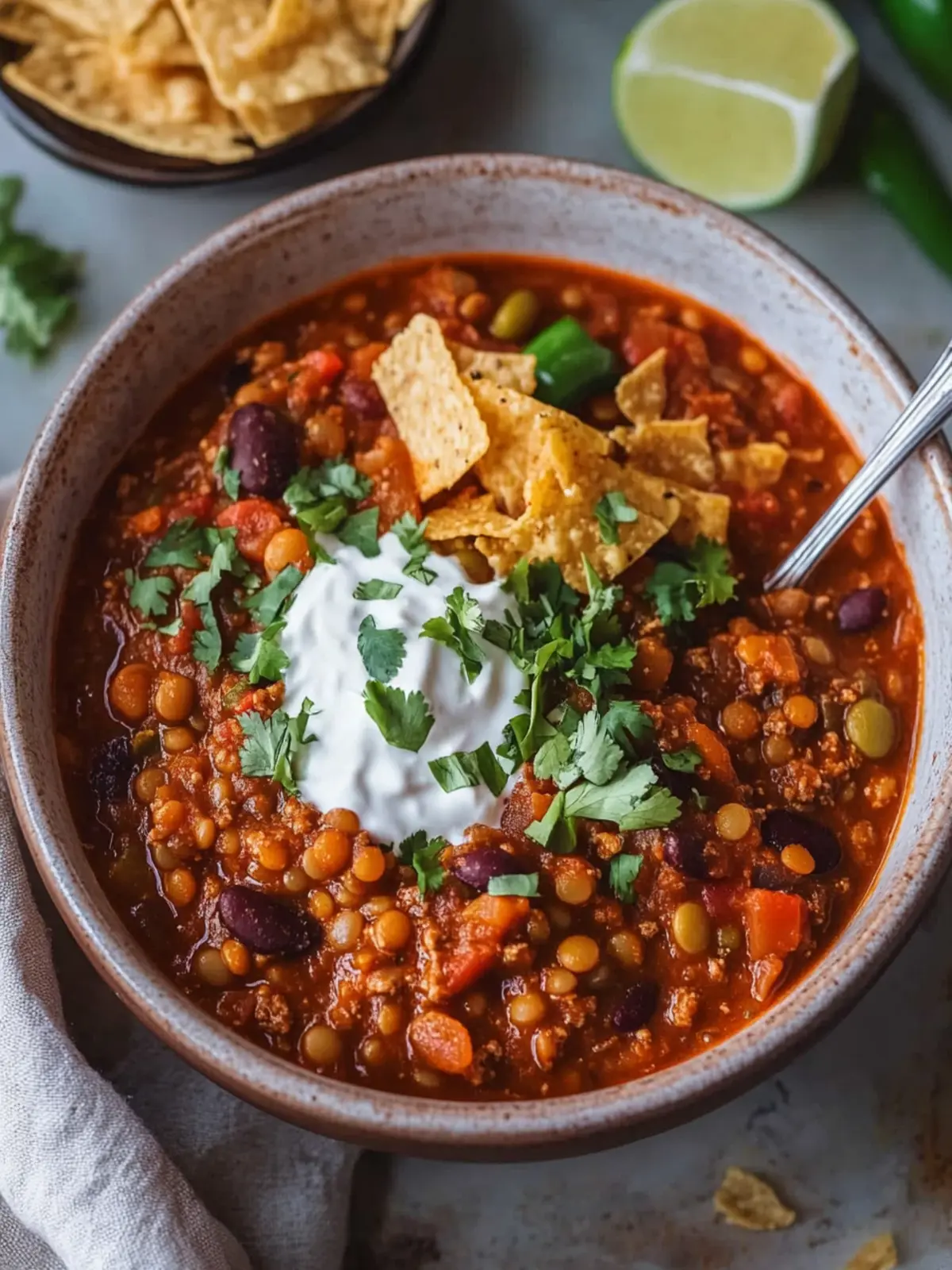 Hearty Lentil Chili: A Cozy Twist on Comfort Food Lentil Chili