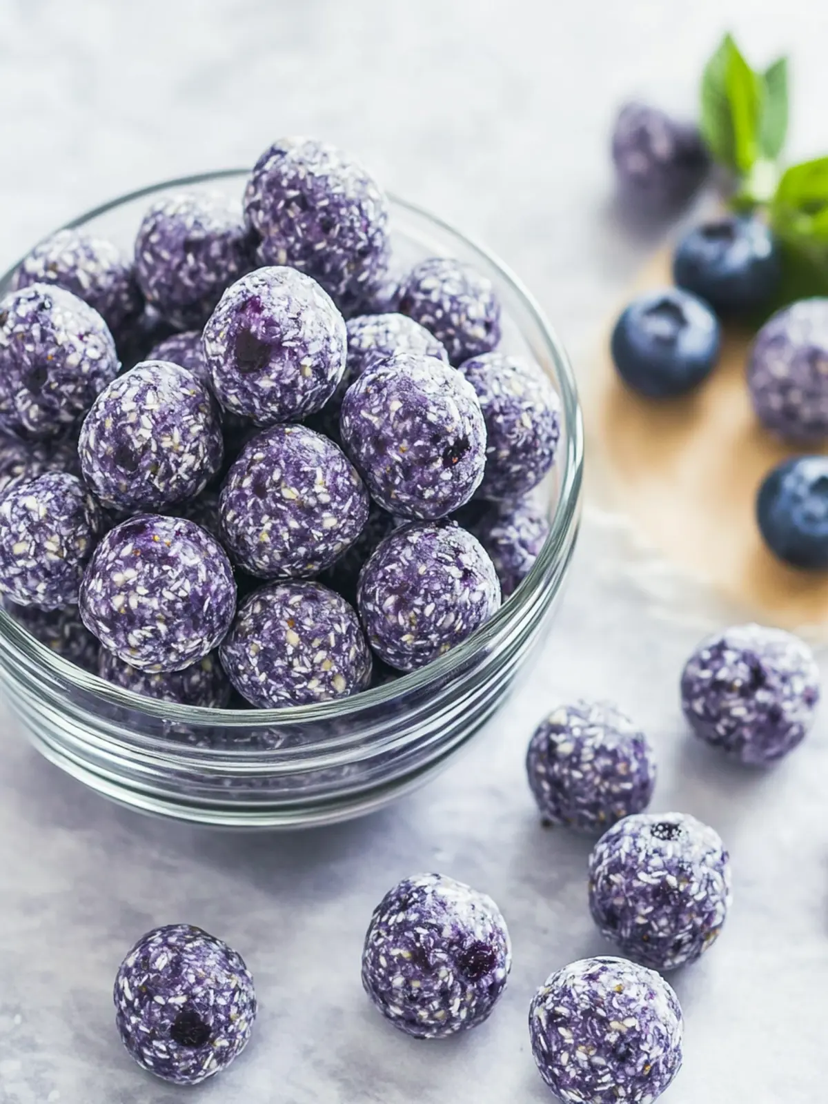 Delicious Blueberry Bliss Balls for Sweet, Healthy Snacking Blueberry Bliss Balls