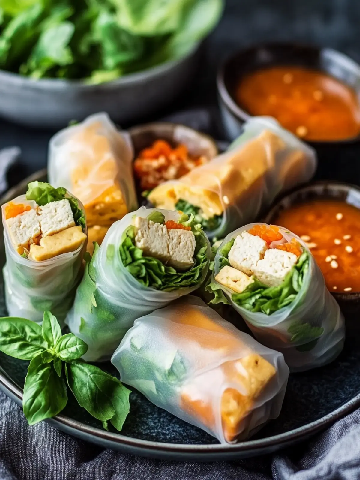 Healthy Tofu Spring Rolls That Will Ignite Your Taste Buds Tofu Spring Rolls