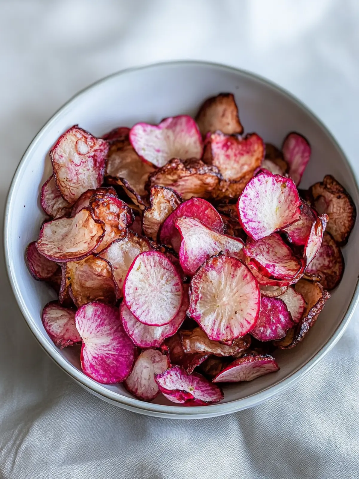 Crispy Low Carb Keto Air Fryer Radish Chips You’ll Love Low Carb Keto Air Fryer Radish Chips