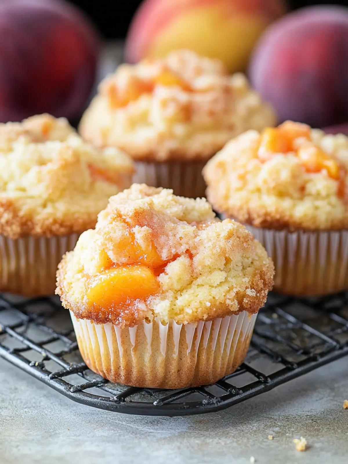 Delicious Peach Cobbler Muffins for Cozy Morning Moments Peach Cobbler Muffins