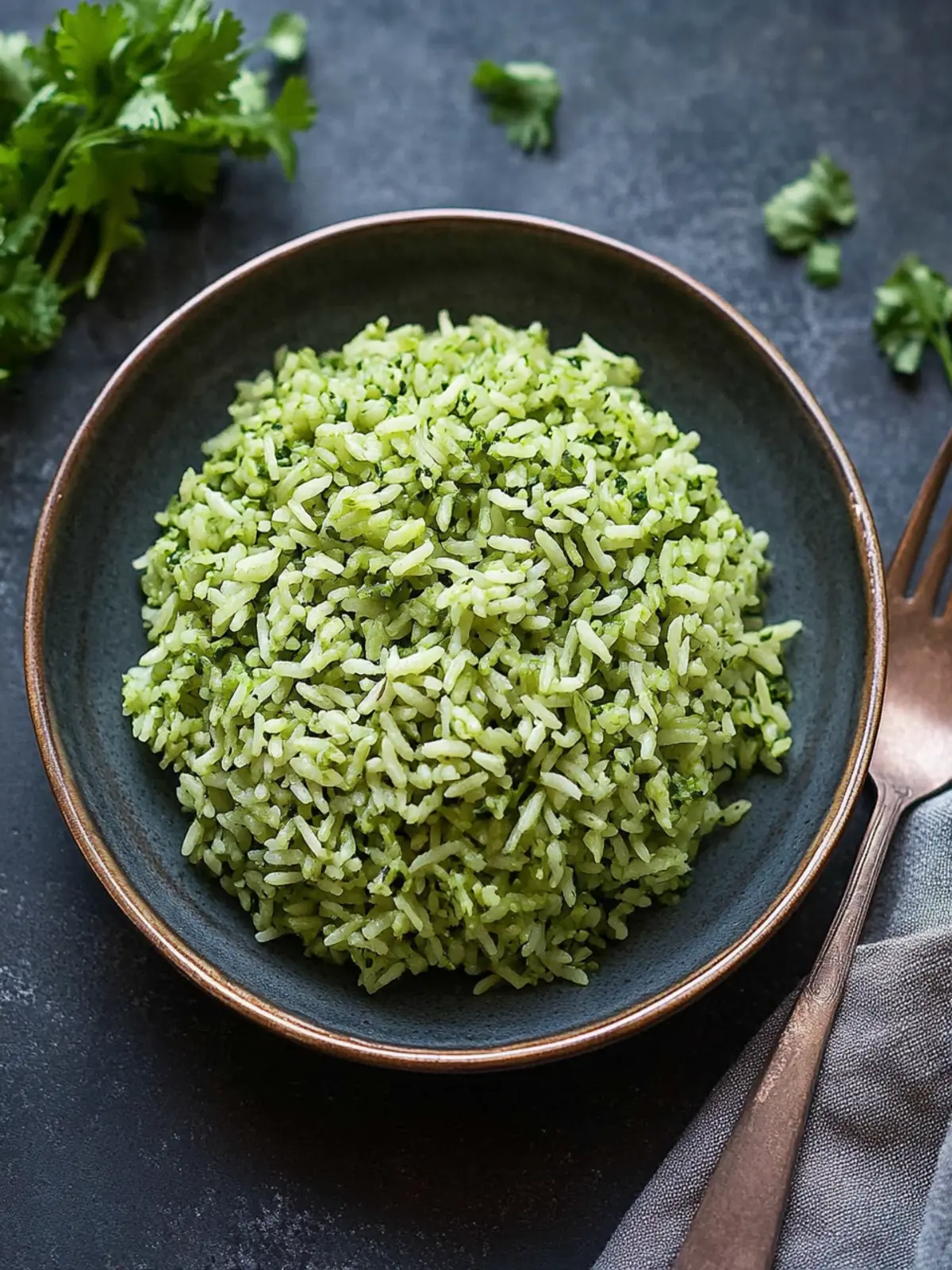 Delicious Spicy Green Rice in Just 15 Minutes Spicy Green Rice