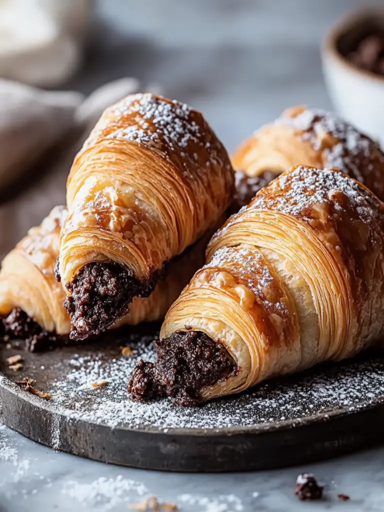 Brownie Batter Croissants