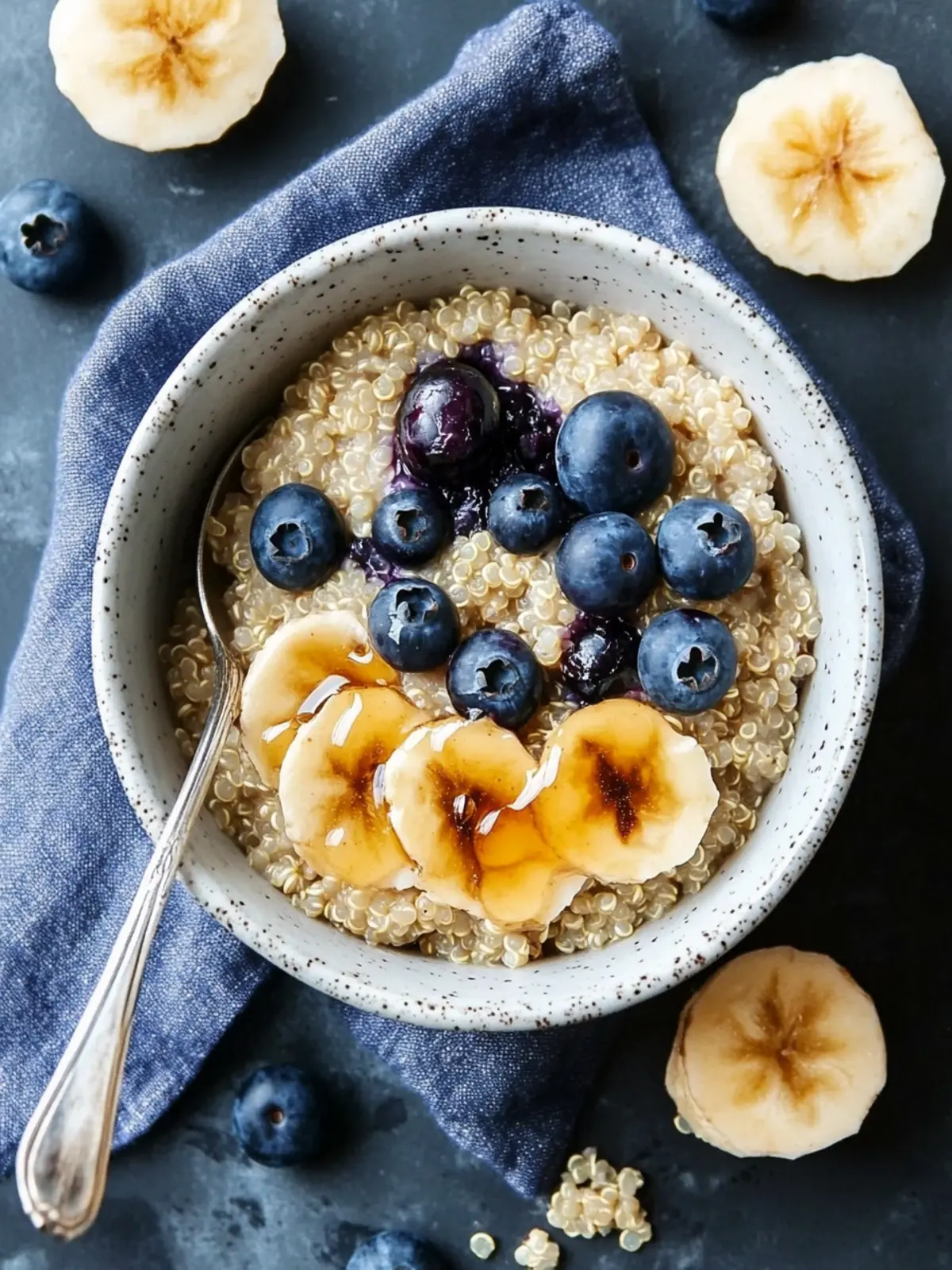 Delicious Hot Blueberry Honey Breakfast Quinoa You’ll Love Hot Blueberry Honey Breakfast Quinoa