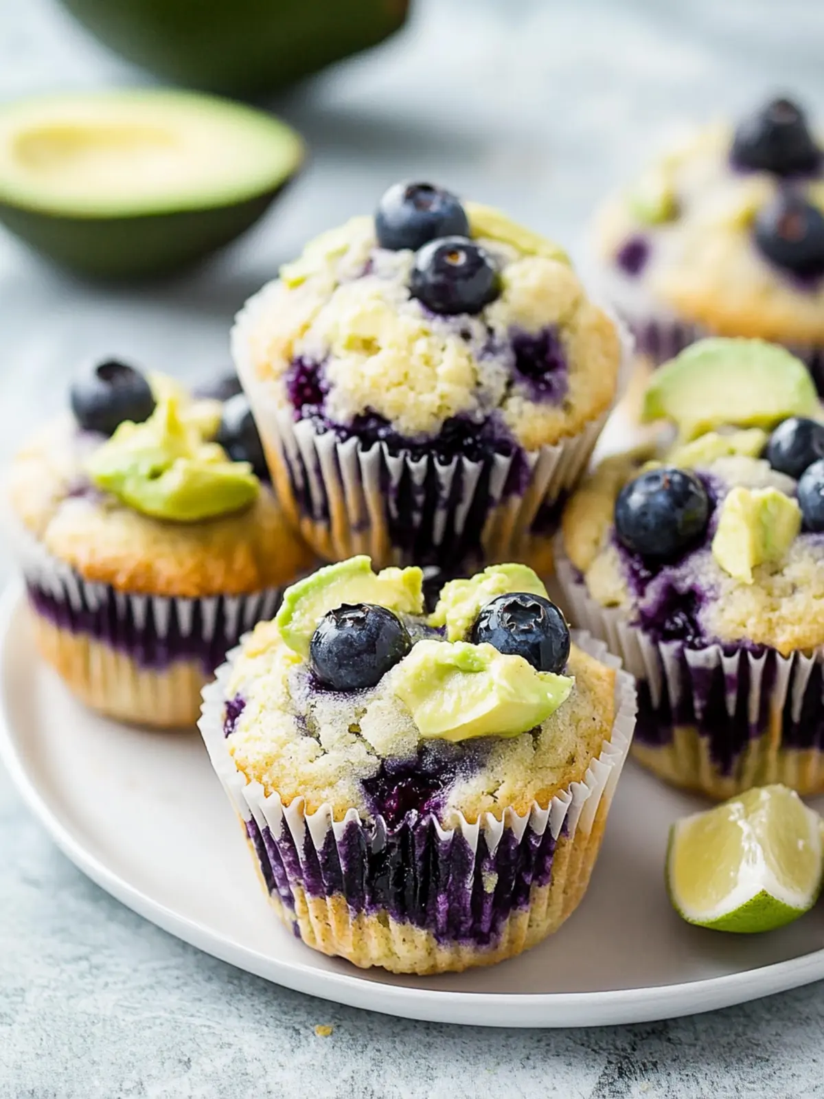 Delicious Avocado Blueberry Muffins for a Healthy Treat Avocado Blueberry Muffins
