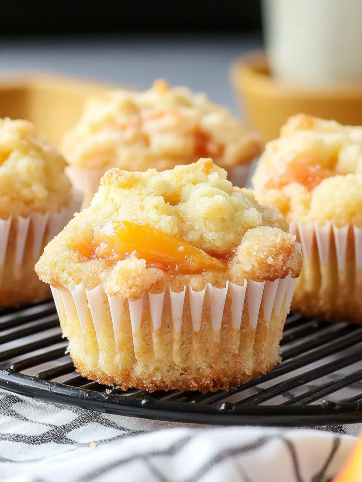 Delicious Peach Cobbler Muffins for Cozy Morning Moments Peach Cobbler Muffins
