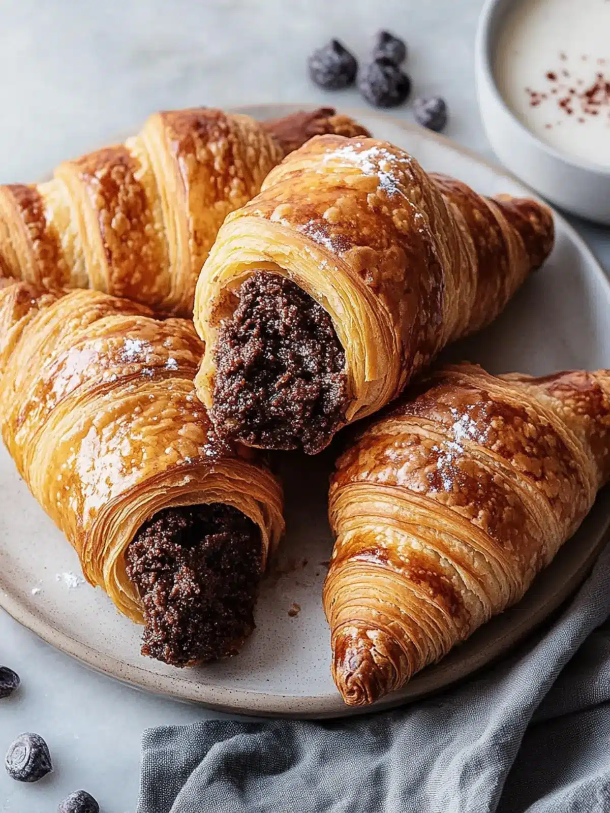 Brownie Batter Croissants
