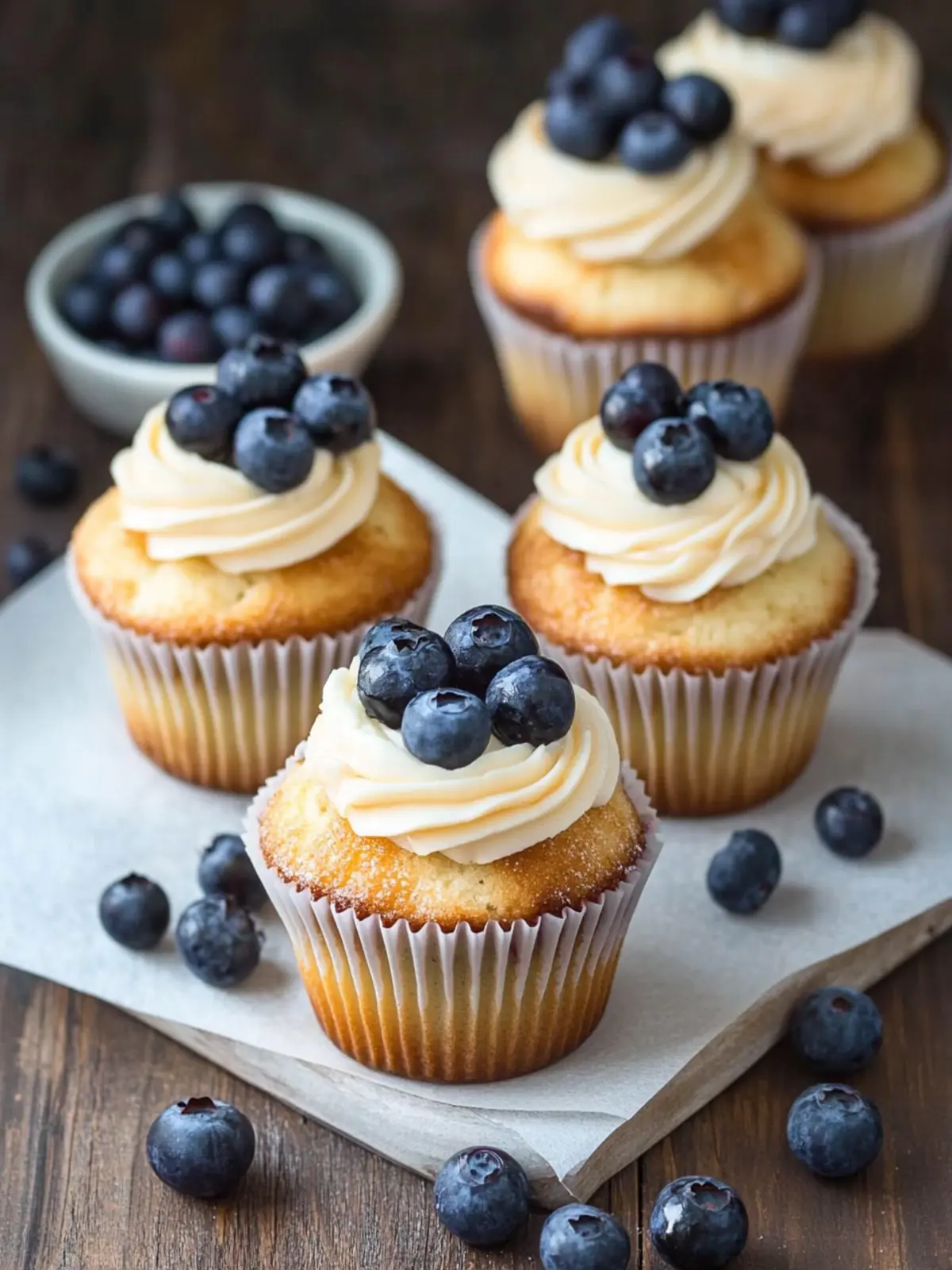 Delicious Blueberry French Toast Cupcakes You'll Love Blueberry French Toast Cupcakes