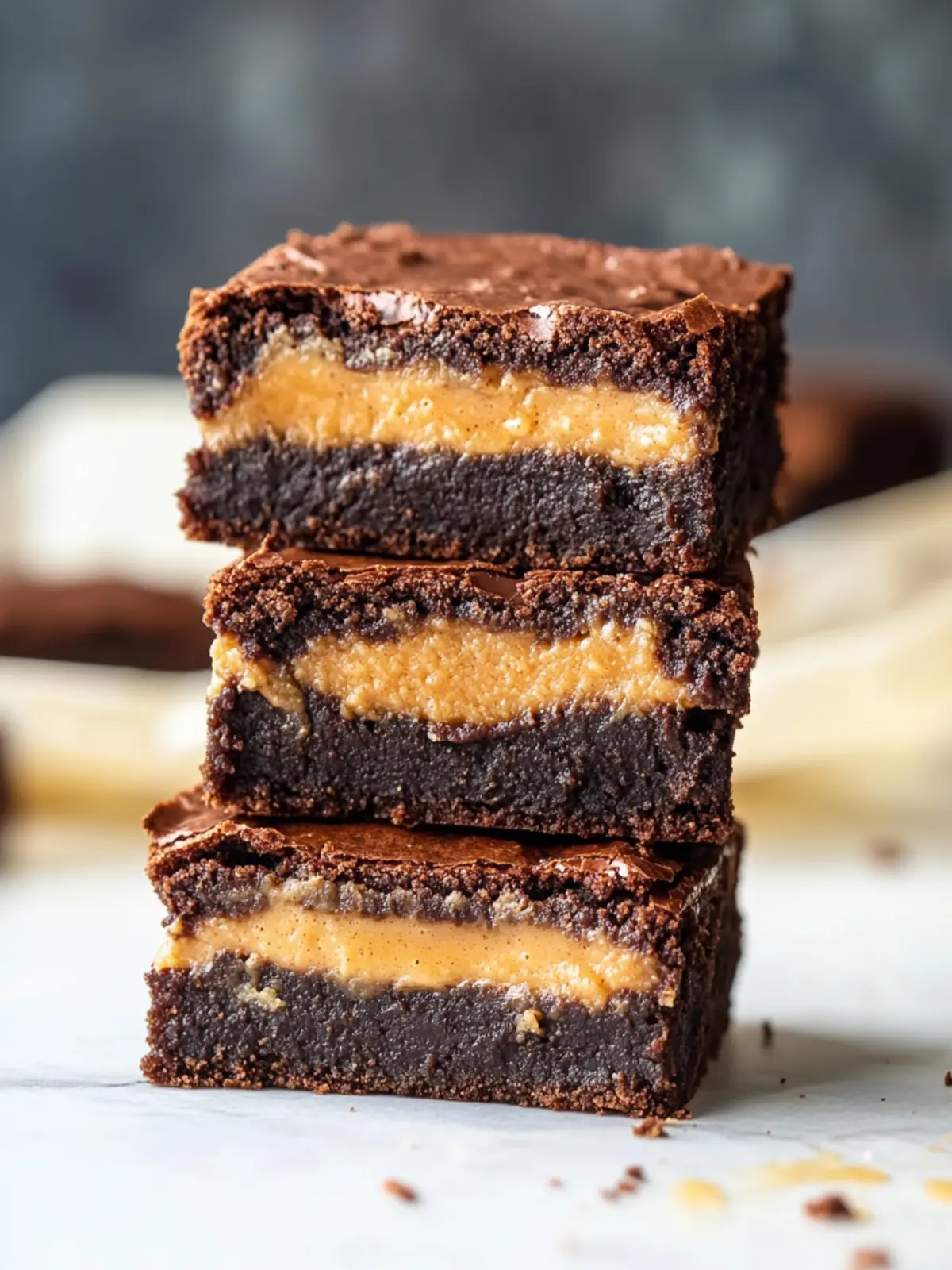 Decadent Peanut Butter Stuffed Brownies That Wow Every Time Peanut Butter Stuffed Brownies