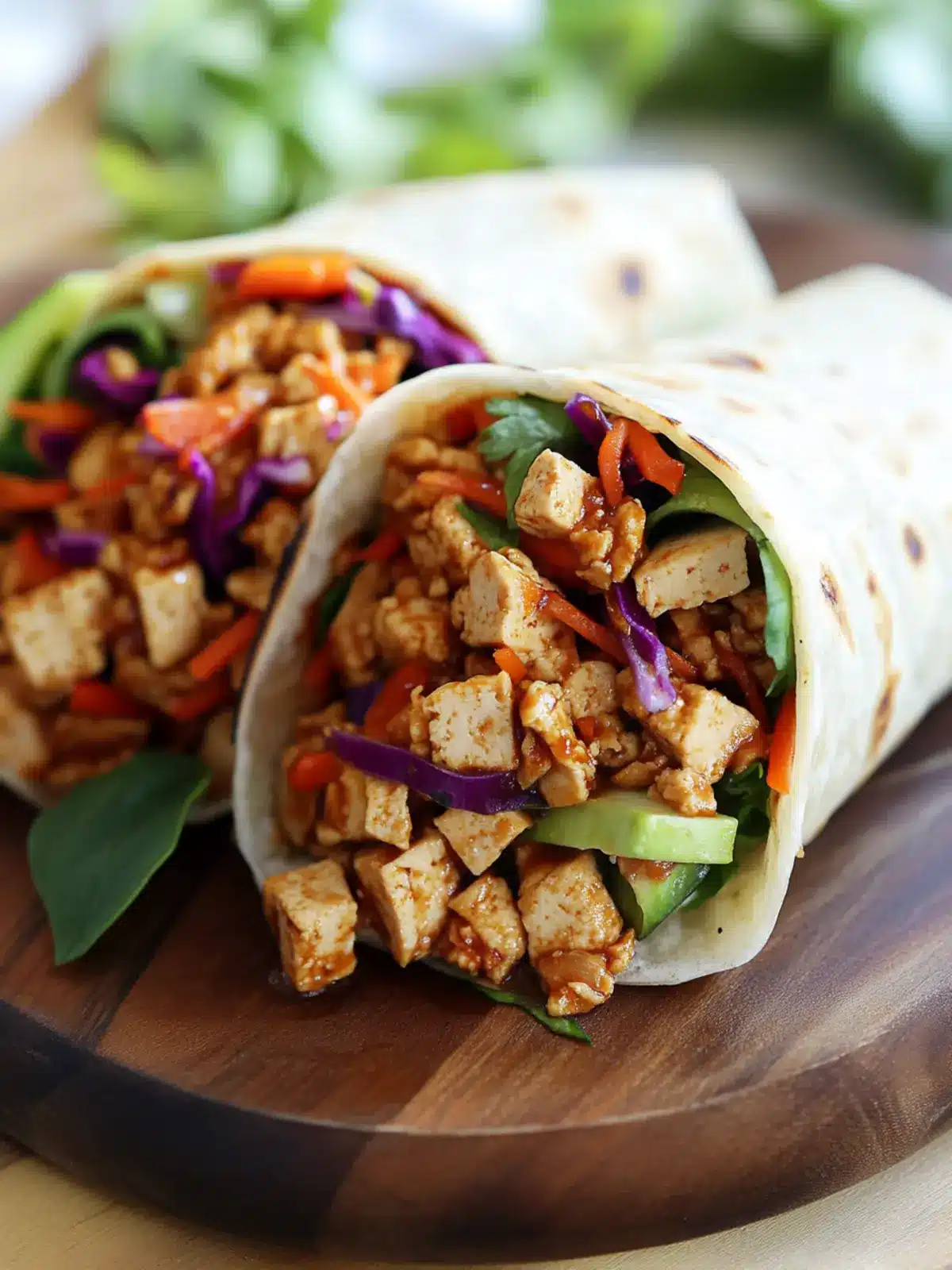 Delicious Maple Hoisin Shredded Tofu Wraps You’ll Love Maple Hoisin Shredded Tofu Wraps