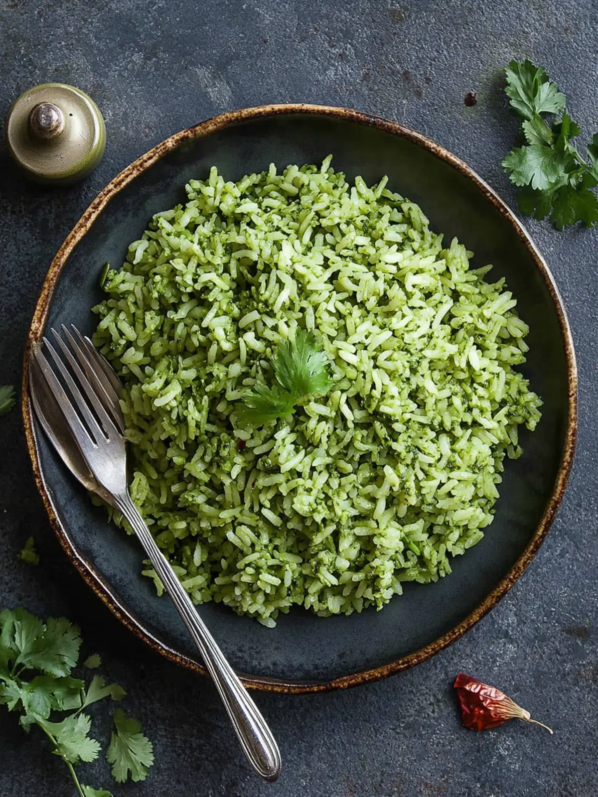 Delicious Spicy Green Rice in Just 15 Minutes Spicy Green Rice