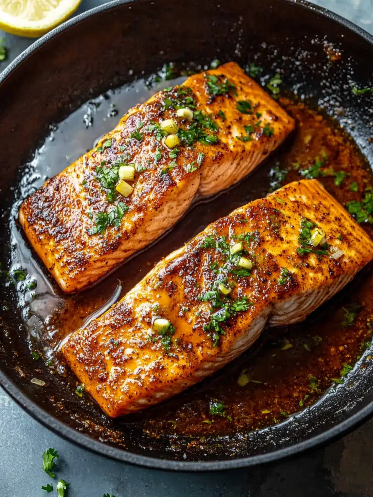 Cajun Honey Butter Salmon: A Sweet & Savory Dinner Delight Cajun Honey Butter Salmon