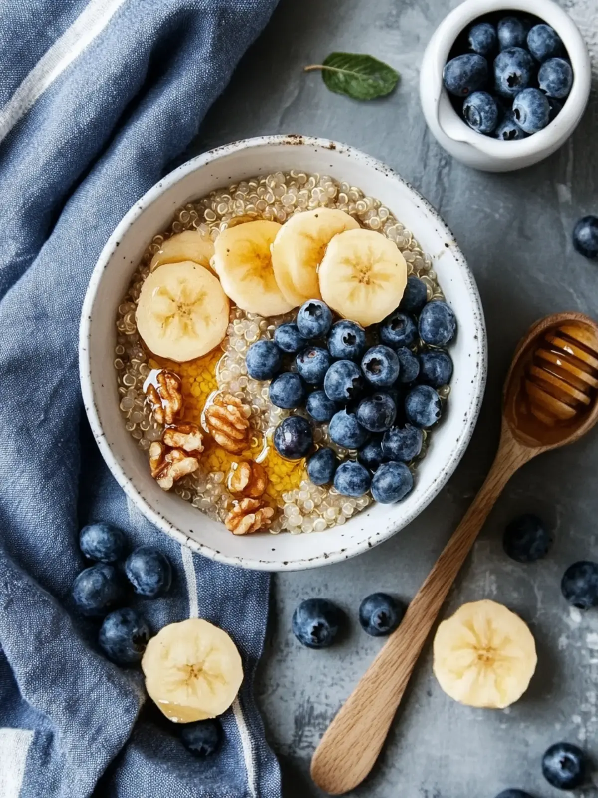 Delicious Hot Blueberry Honey Breakfast Quinoa You’ll Love Hot Blueberry Honey Breakfast Quinoa
