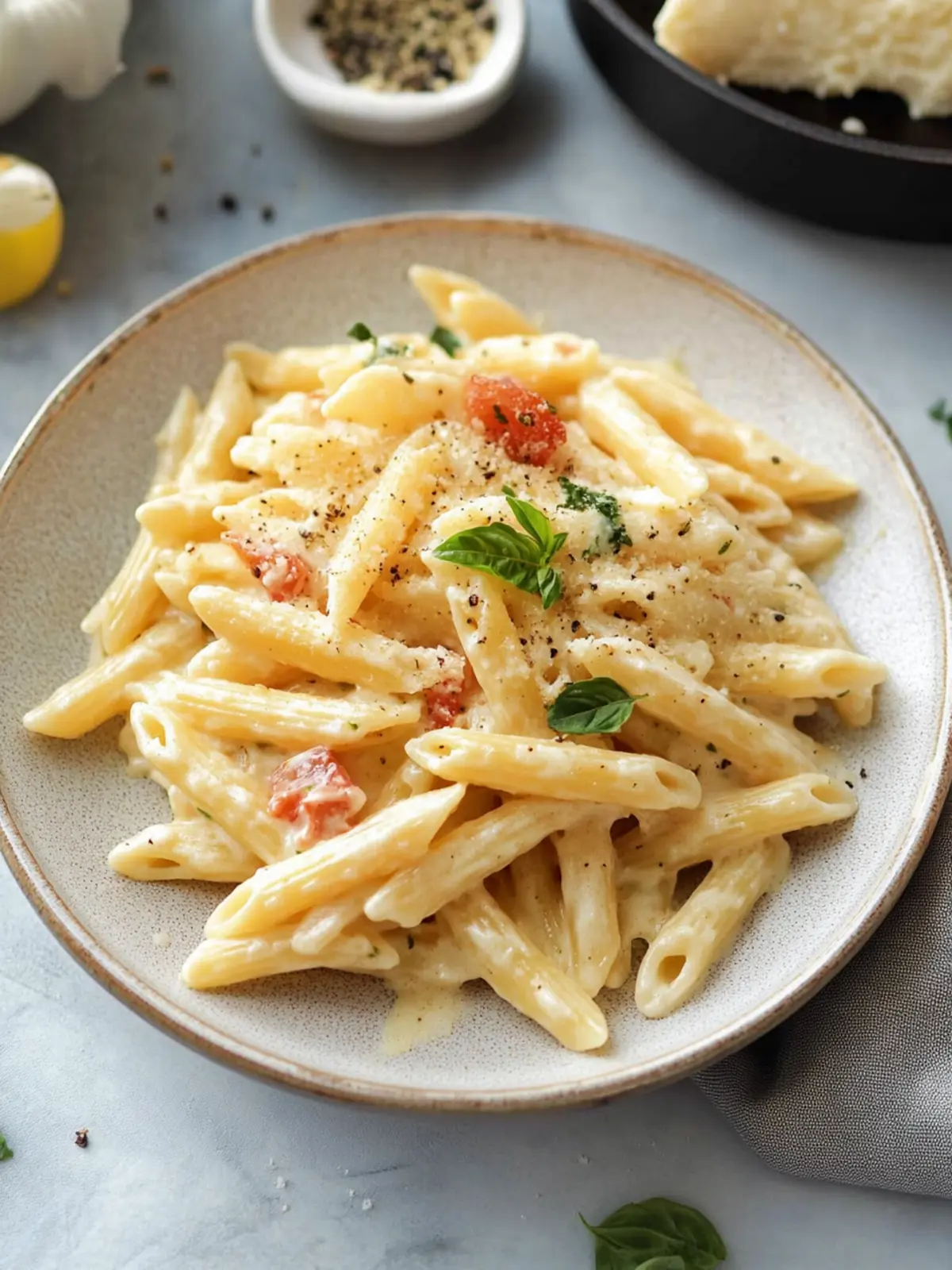 Creamy Penne Pasta