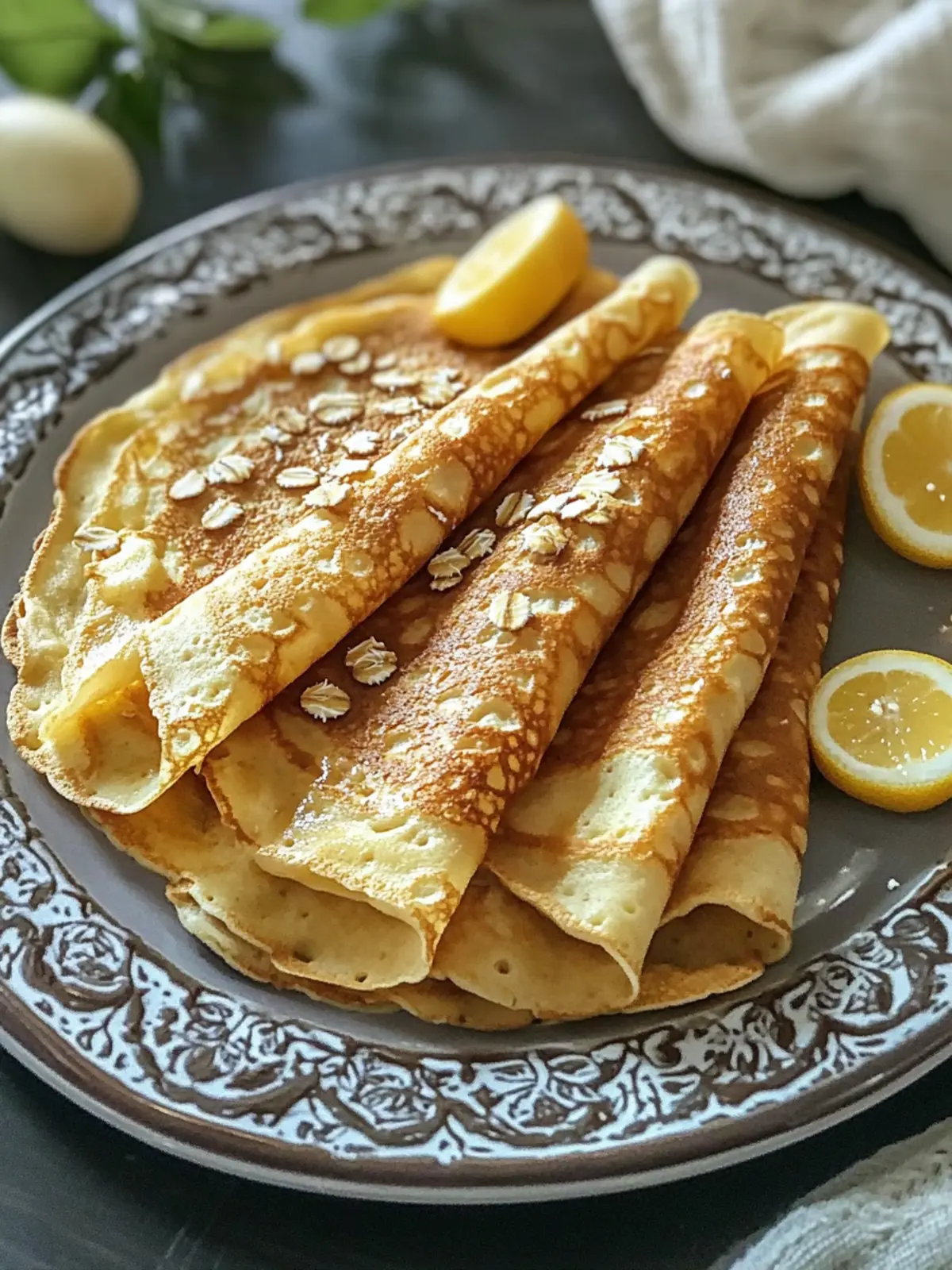 Delicious Oatmeal Crepes: A Guilt-Free Breakfast Treat Oatmeal Crepes