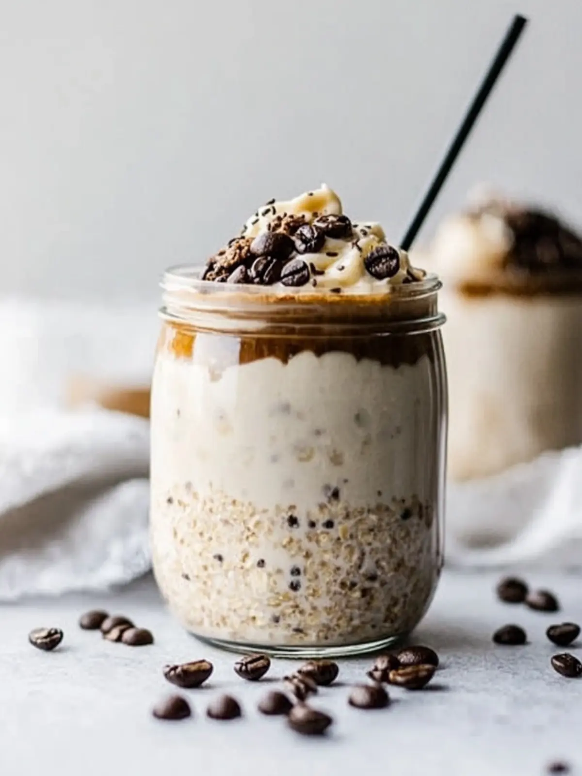Delicious Vanilla Cold Brew Coffee Overnight Oats to Energize Mornings Vanilla Cold Brew Coffee Overnight Oats
