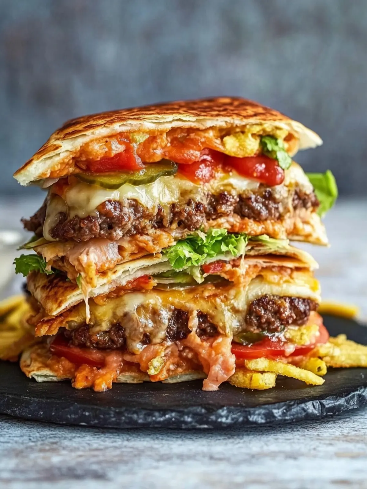 Irresistible Quesadilla Burger: A Mouthwatering Twist! Quesadilla Burger