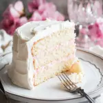 Irresistible White Almond Cake with Silky Buttercream Frosting White Almond Cake with Silky Buttercream Frosting
