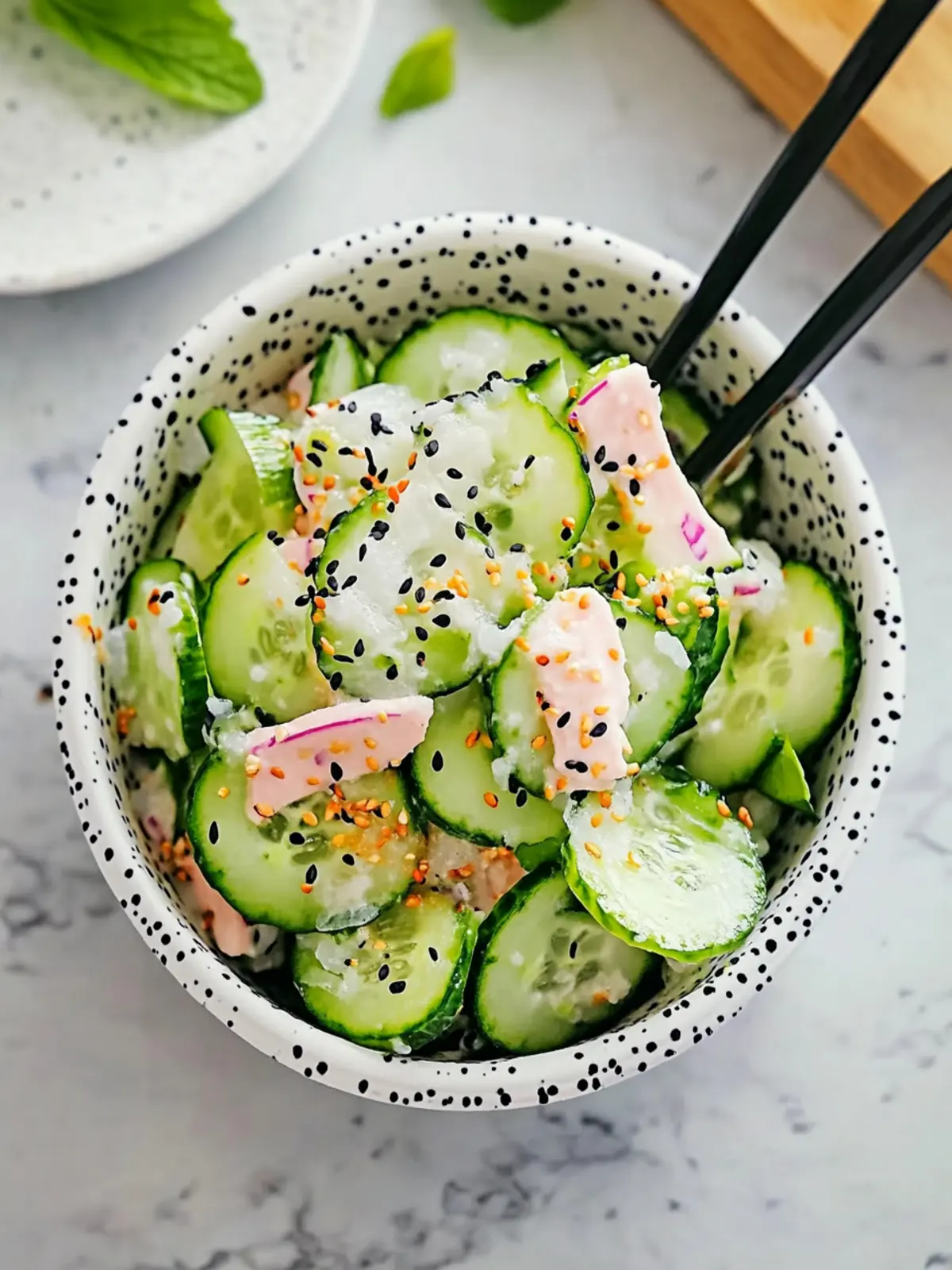 Delicious Sushi Cucumber Salad You’ll Crave All Summer! Sushi Cucumber Salad